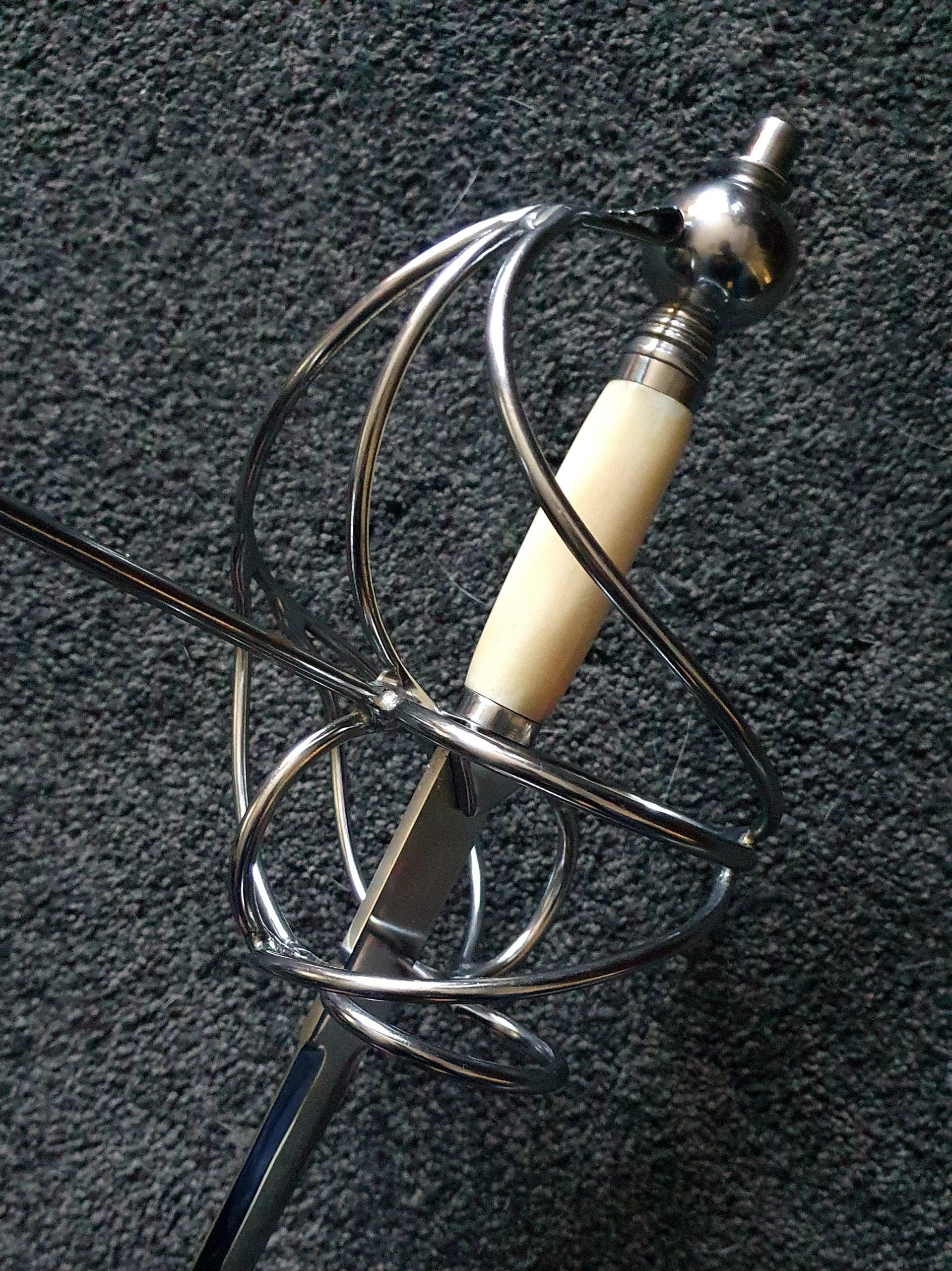 Silver Basket Swept Hilt Rapier - NEW - Shop Period Swords & Rapiers in ...